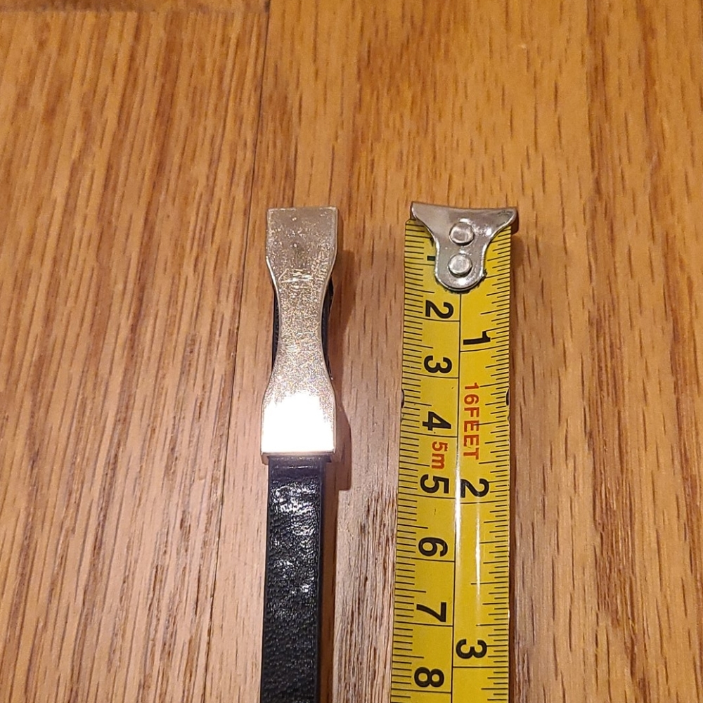 Black Belt w Gold Buckle